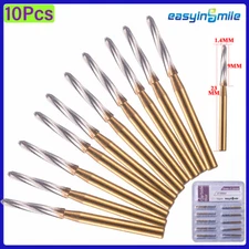 10Pcs surgical Dental ENDO-Z Burs Carbide Tungste cutter FG burr Drill 1.4*23mm