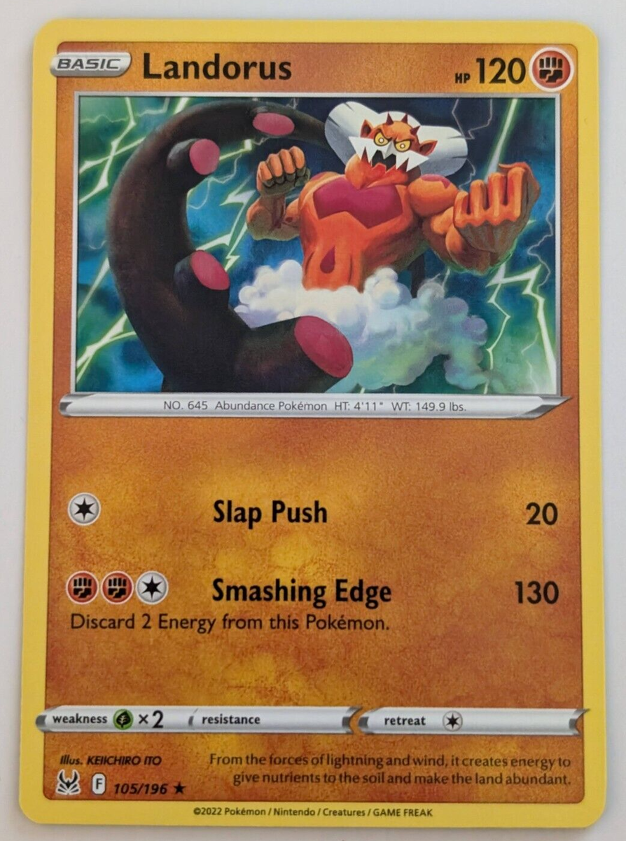 Landorus 105/196 - 2022 Pokémon TCG - Lost Origin Non-Holo Rare | eBay