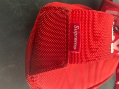SUPREME SS18 Waist Bag Red | eBay