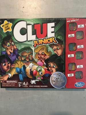 Clue Junior Game; The Case Of The Broken Toy. New 630509880522 | eBay