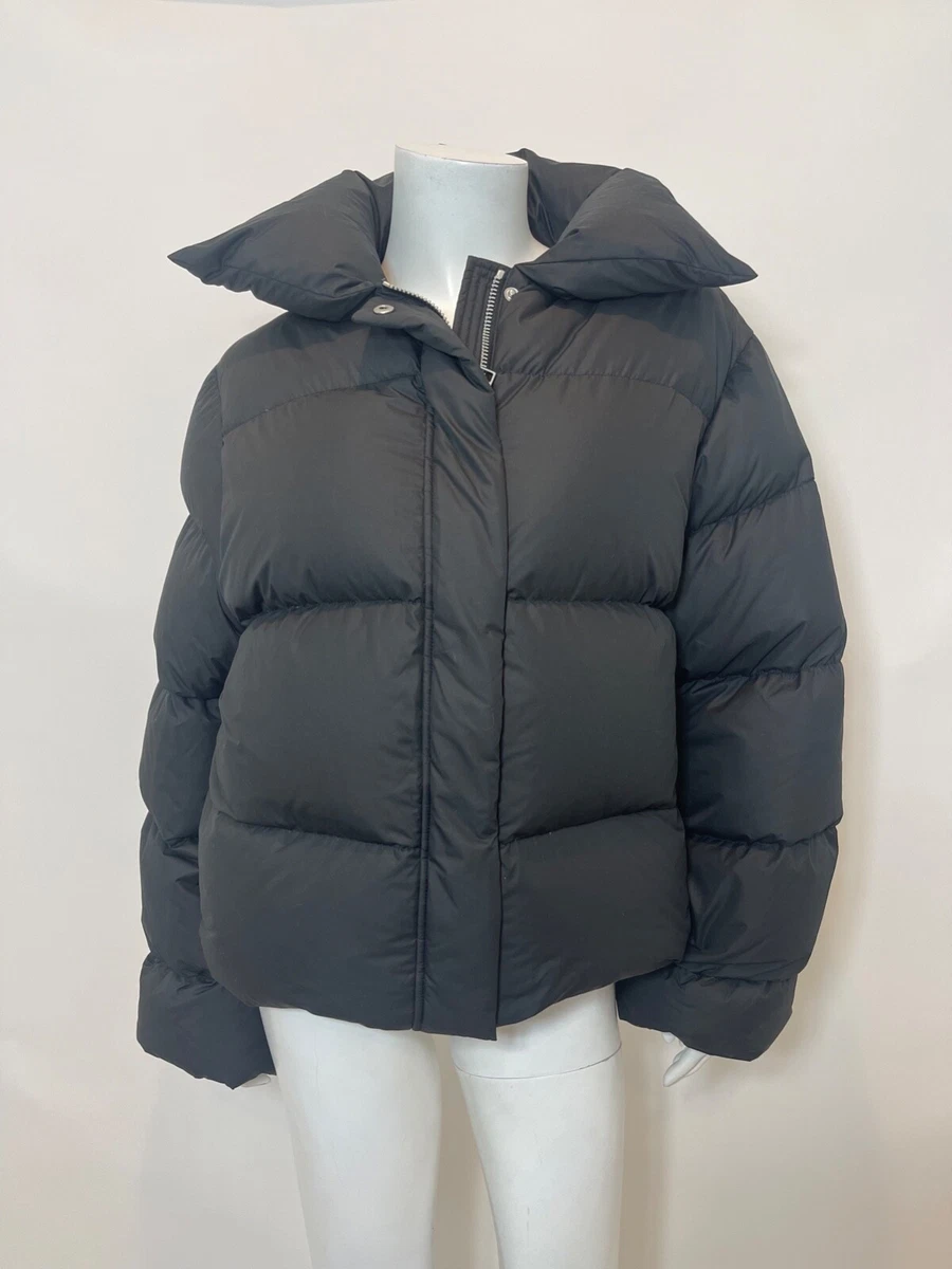 Nili Lotan Amira Puffer Jacket in Black Size M | eBay