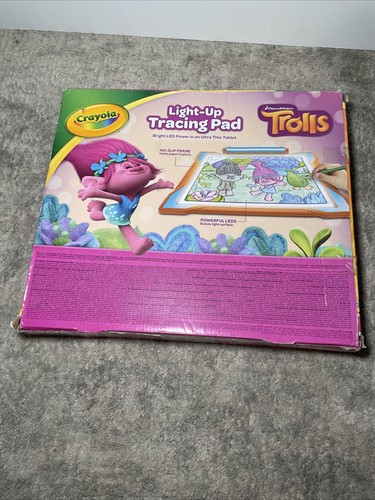 Crayola; Trolls Light-up Tracing Pad; Art Tool; Bright LEDs; Easy Tracing wit... - Picture 2 of 3