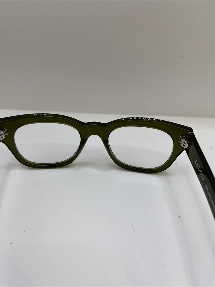 CADDIS Miklos Port Starboard Full Rim Eyeglasses +2.50 52 20145 Some