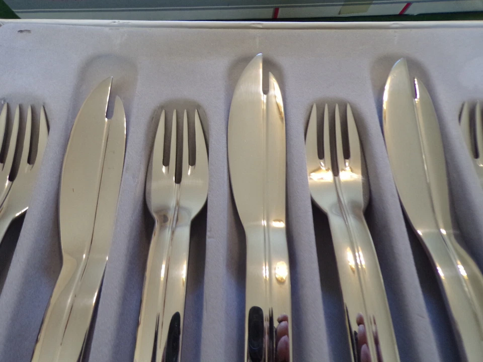 WMF Maxim´s de Paris (Rue Royal) Fischbesteck 6 Personen 12 Teile wie neu ! - Bild 2 von 4