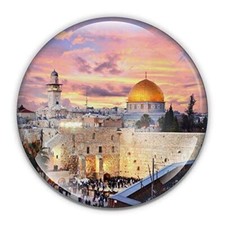 Jerusalem Israel Paperweight in Gift Box, 3 Inch Crystal Dome, Perfect for