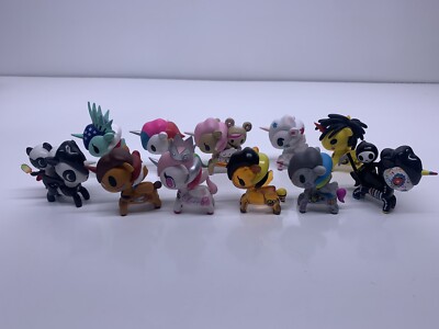 Tokidoki Unicorno Vinyl Art Figure 11 Pc Lot Collection Unicorns Mixed Collected