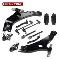 Front Lower Control Arm Ball Joint Sway Bar Tie Rod For 2004-2010 Toyota Sienna