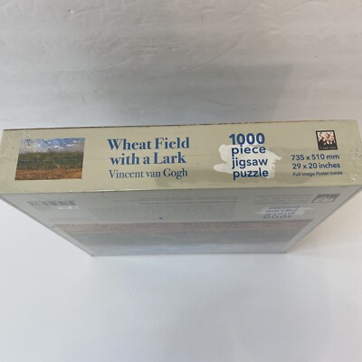Puzzle Van Gogh 1000 Pezzi: Campo Di Grano Con Allodola - Flame Tree, Dimensioni 73.5x51cm - 2