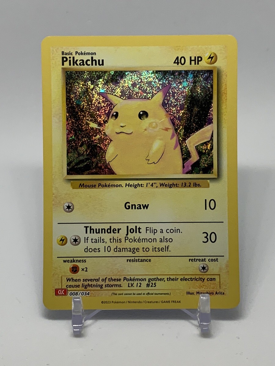 Pikachu 008/034 CLC Holo Pokemon Trading Card Game Classic Pikachu 008/034 CLC Holo Pokemon Trading Card Game Classic