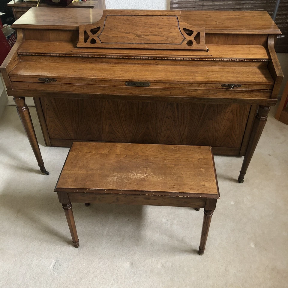 Schafer & Sons Upright Spinet Piano - Serial #: 228964 - Model #: 93 (1977/1978) - Image 4 of 4