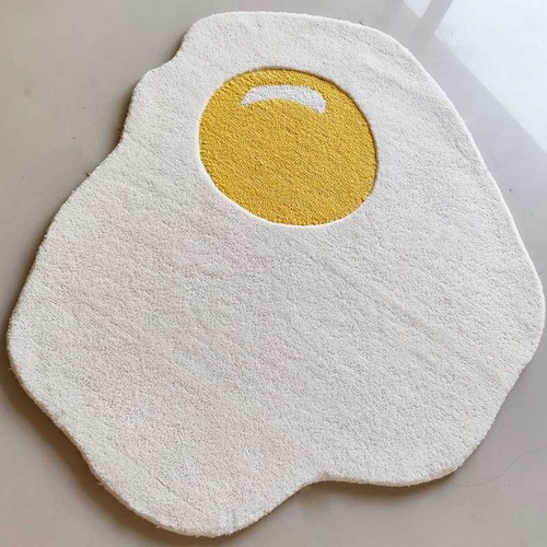 Kids Room Rug, Round Hand-Tufted 100% Wool Area Rug, Premium Quality Tufts-AT379 - Picture 1 of 5