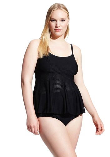 Yonique Padded Tankini Opaco Para Mujer Con Tankini Con Relleno
