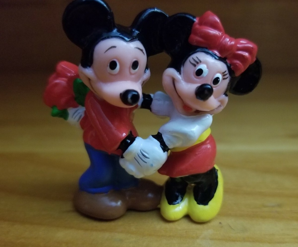 Vintage Mickey & Minnie Mouse Mini PVC Figure (Applause