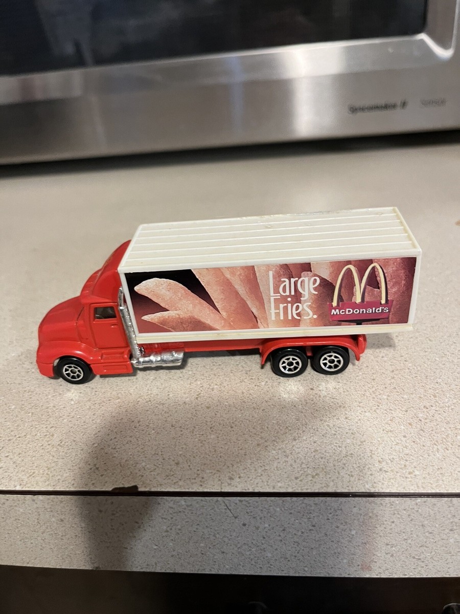 Vintage Hot Wheels 1996 McDonalds Semi Truck French Fries Red Big