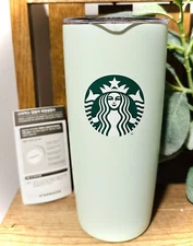 US SHIP New Starbucks Korea Collab Miir Tumbler Mint Green 20oz Winter Coffee