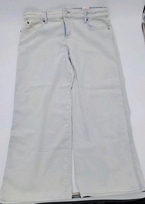 Mills by Millie Bobby Brown Jeans Women's 16 Wide Leg Low Rise Boyfriend 