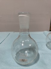Pyrex 250 ml Single Neck Flat Bottom Boiling Flask 24/40 Joint