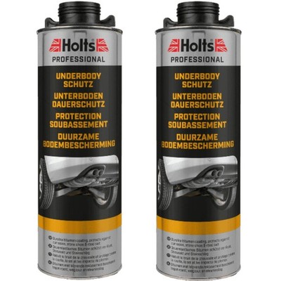 2 x Holts Unterbodenschutz 1L Unterbodenschutz Steinschlag Rostschutz RF00796C