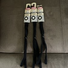 (3) Chums Oryginalne bawełniane okulary Retainer Pasek na okulary Standardowy koniec, czarny