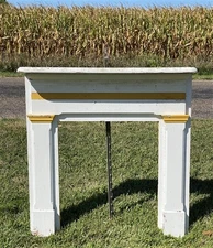 Antique Fireplace Mantel Surround (48x48.5) Architectural Salvage Rustic, A155