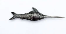 Simon Brothers Sterling Silver Swordfish Sewing Awl