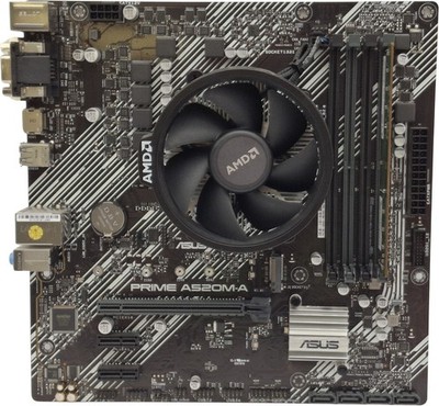 Asus PRIME A520M-A Ryzen 5 PRO 4650G 8GB DDR4 AM4 Mainboard Bundle