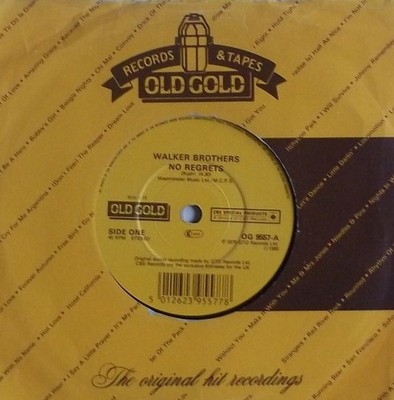 The Walker Brothers - No Regrets / We're All Alone (7'')