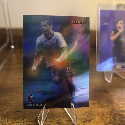 CLINT DEMPSEY MYTHICAL ARTS TOPS MERLIN 2026 SSP CASE HIT!!! POSSIBLE 10!!!