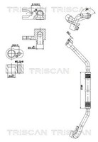 Hochdruck-/Niederdruckleitung Klimaanlage Triscan 9010 11042 FüR Mini R56 R55