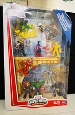 Playskool Heroes Marvel Avengers Ultron 10 Figures IronMan Nick Fury Hulk NEW