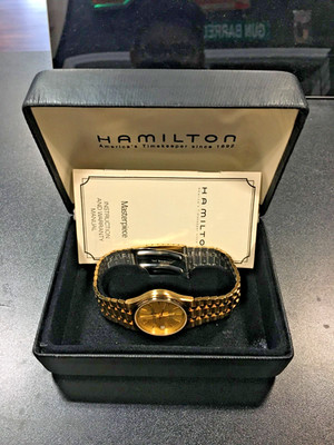 Hamilton Masterpiece Quartz Mvmt 34mm City Utilites Retirement Springfield MO