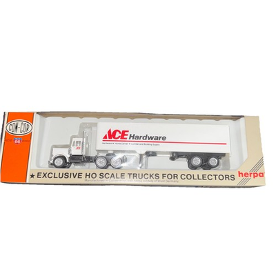 #ad Rare HO Scale Con Cor 0004 001020 Ace Hardware Tractor plus 40#x27; Trailer $35.00