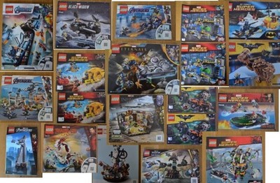 LEGO MARVEL Bauanleitungen - NEU - Batman Super Heroes -verschiedene zur Auswahl