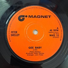 Peter Shelley - Gee Baby 7" Vinyl Record Single 1974 VB3