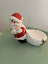 Vintage Ceramic Santa With His Bag