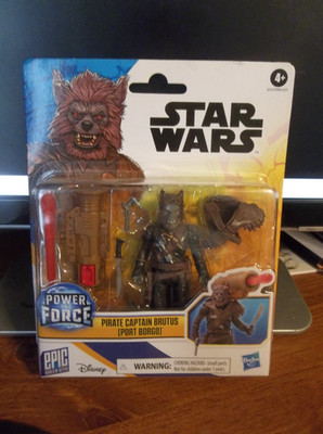 Star Wars Epic Series Pirate Captain Brutus Power the Force Deluxe ''BRAND NEW''