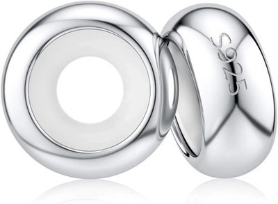 Authentic 2Pc Clip Lock Spacer Stopper Charm Bead Suits Pandora Bracelet NEW 004