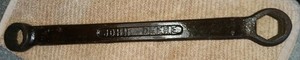 Vintage JOHN DEERE Tractor Wheel Lug Wrench 16" Box End 12 point Made In USA