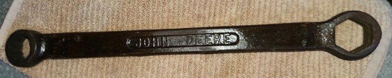 Vintage JOHN DEERE Tractor Wheel Lug Wrench 16" Box End 12 point Made In USA