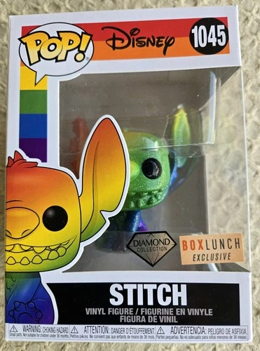Funko Pop! Disney:Lilo & Stitch #1045 Stitch Rainbow Diamond Box Lunch Exclusive