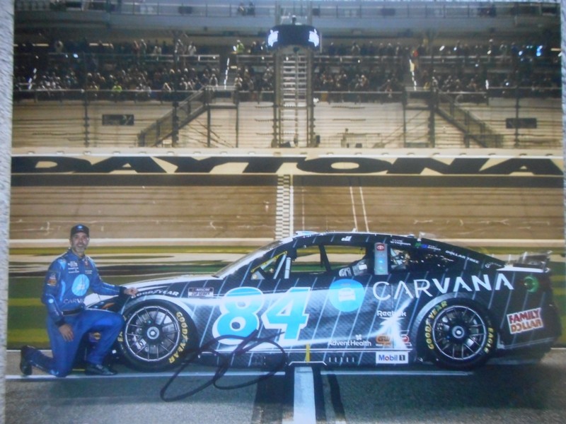 Jimmie Johnson signed 2025 #84 Toyota DAYTONA 500 7X CHAMPION Nascar 8x10 Photo