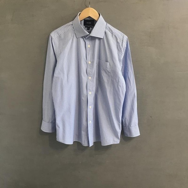 Men Faconnable Shirt White Cotton 42 / XL / 50 #1VSF