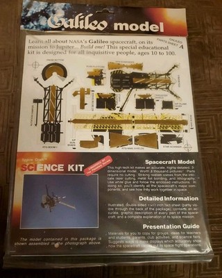 SCI Galileo Spacecraft Paper Craft Model Kit NEW