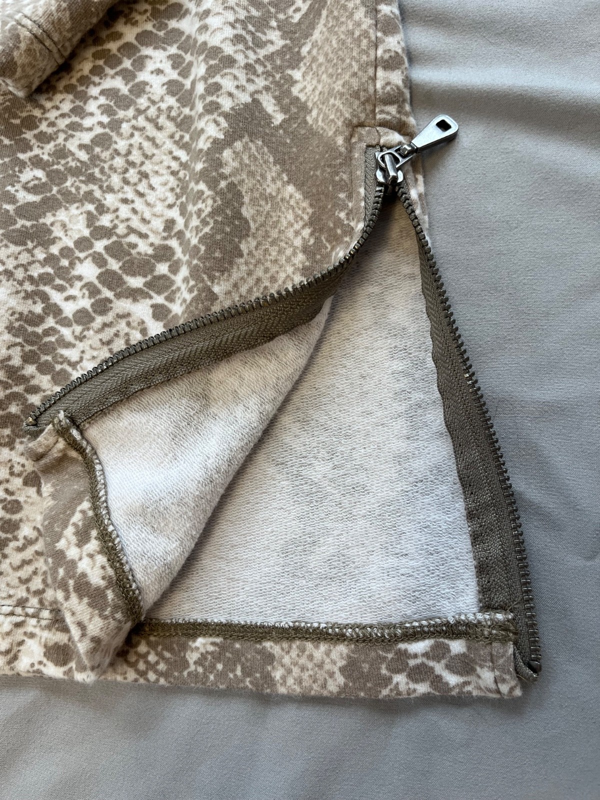 Susan Graver Weekend Mock Neck Python Snake Print… - image 6