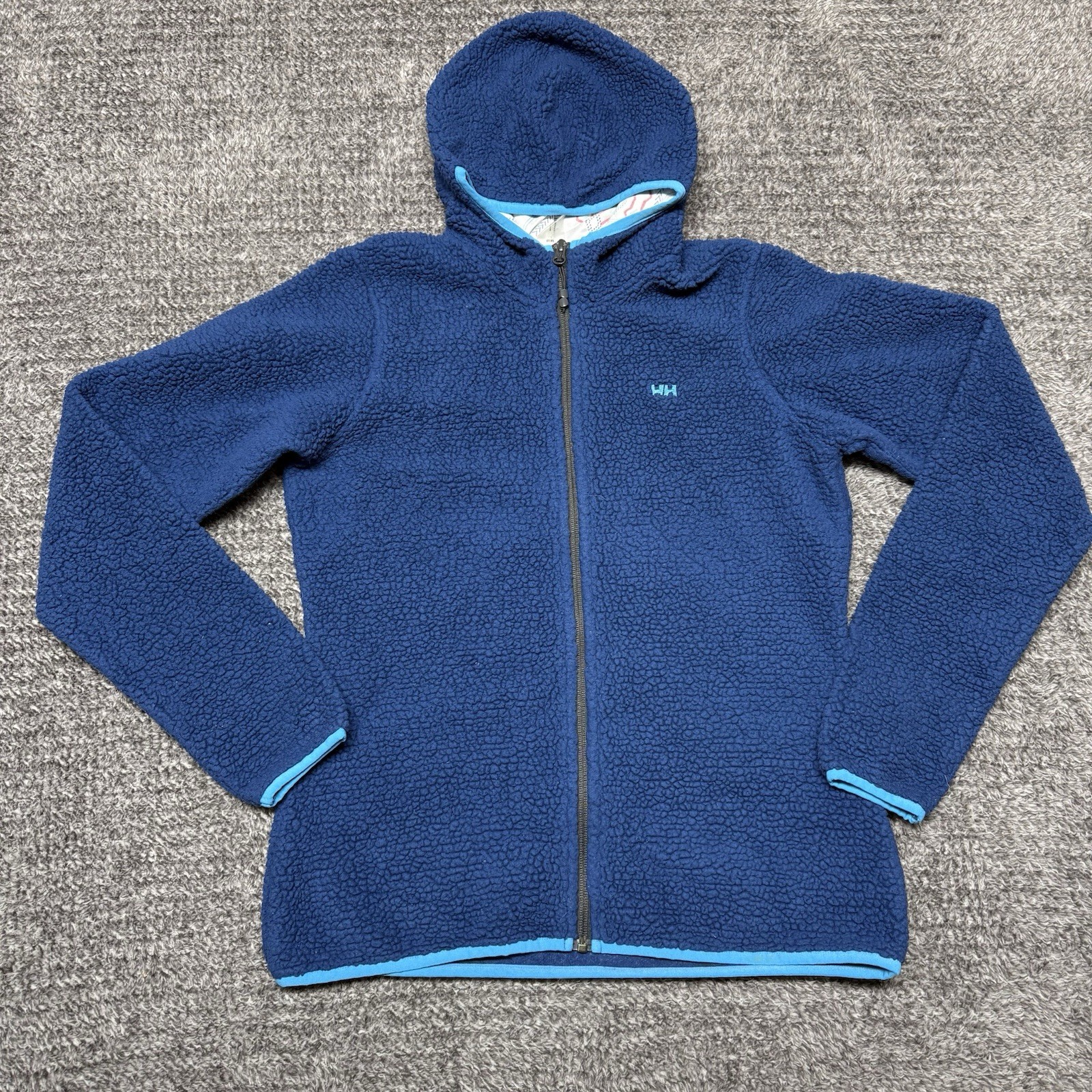Helly Hansen Jacket Womens Medium Blue Sherpa Fle… - image 1