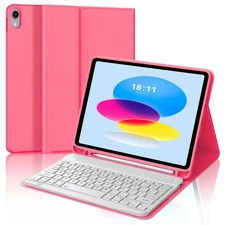 Keyboard Case for iPad (A16) 11th Generation, Smart Stand Folio Keyboard Cove...