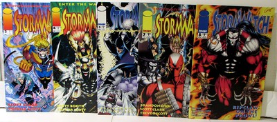 StormWatch Lot 5 #2, 4, 5, 7, 8 1993 Image Cannon Fahrenheit 1st Print Comics