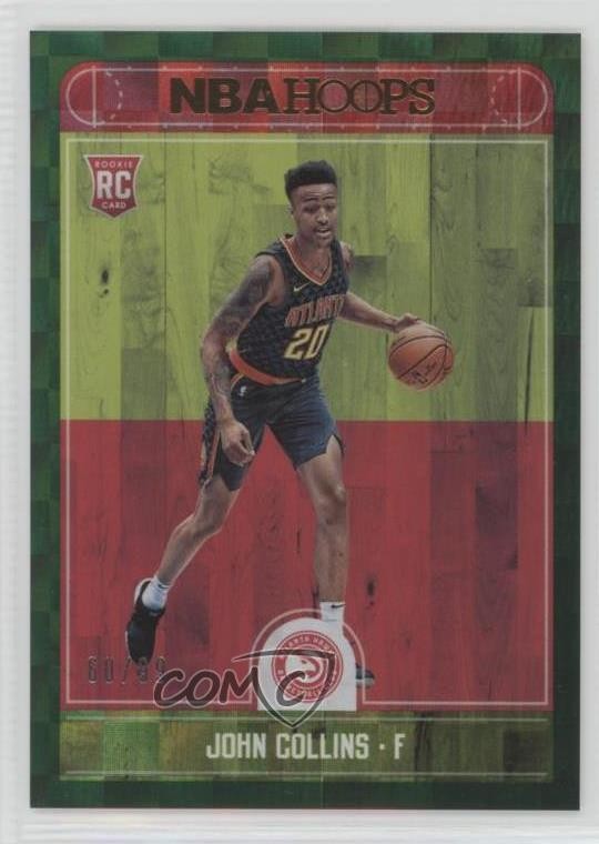 2017-18 Panini NBA Hoops Green /99 John Collins #269 Rookie RC