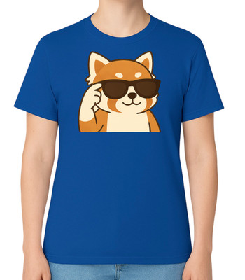 Cartoon Shiba Inu Hund Unisex T-Shirt