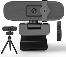 4K Webcam With Auto-Zoom & Remote Control – Ideal For Video Conferencing, Online
